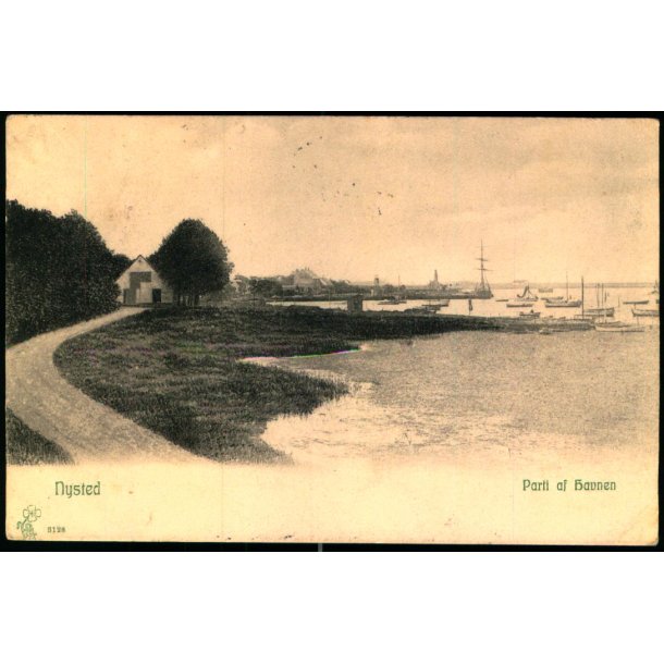 Nysted - Parti af Havnen - Peter Alstrup 3128 - Brugt