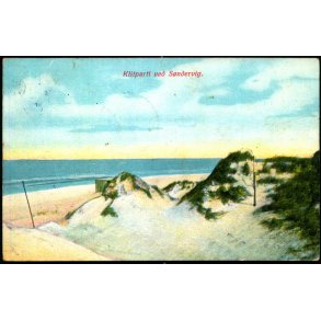 Klitparti ved S�ndervig - C.F. Eneret 615 - Brugt