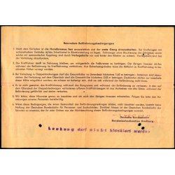 Deutsche Bundesbahn - Abfertigungsschin - Sylt - 1965