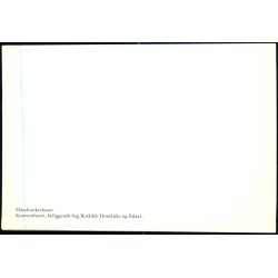 B. Hooge - Dobbeltkort af Hndvrkerhuset - Konventhuset - Roskilde Domkirke - Ubrugt