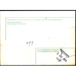Adressekort med Postopkrvning fra Hedehusene - 9 kr. Rigsvben 1-2 - og 70 re motiv  3 - 10 - 78