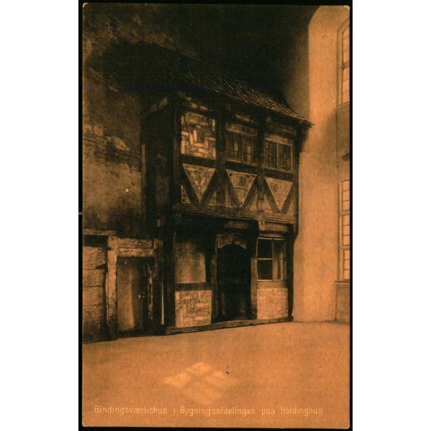 Bindingsv�rkehus paa Koldinghus - Museumsbestyrelsen 6 - Ubrugt