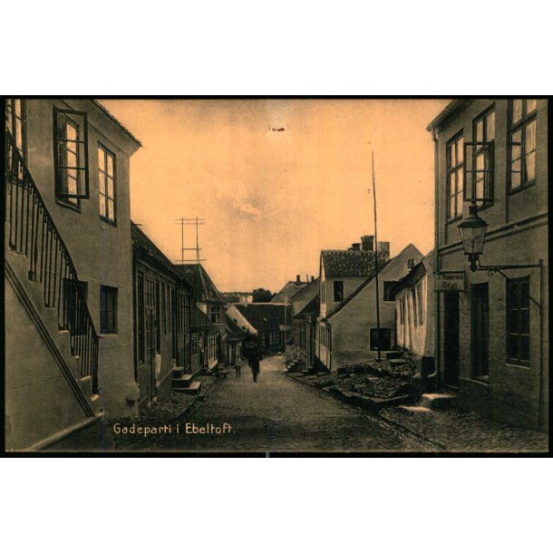 Gadeparti i Ebeltoft - H.A. Ebbesen 455 - Ubrugt