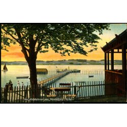 Ved Anl�bsbroen paa Munkebjerg (Vejle) - C. Neumanns Bogh. 50654 - Ubrugt