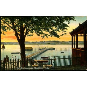 Ved Anl�bsbroen paa Munkebjerg (Vejle) - C. Neumanns Bogh. 50654 - Ubrugt