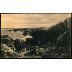 Bornholm - Kyst ved Gudhjem - Frits Srensen 195 - Ubrugt