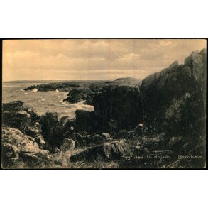 Bornholm - Kyst ved Gudhjem - Frits Srensen 195 - Ubrugt