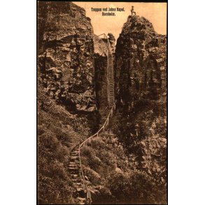 Bornholm - Trappen ved Johns Kapel - Frits Srensen 541 - Ubrugt