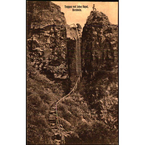 Bornholm - Trappen ved Johns Kapel - Frits Srensen 541 - Ubrugt
