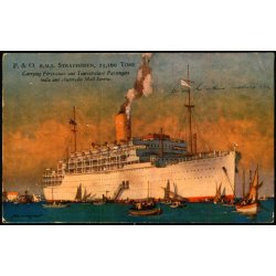 R.M.S. Stratheden - P&O Line - u/n - Brugt - Svagt Hjrne !