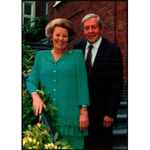 Dronning Beatrix - Prins Claus - Holland -  Hallmark 186 - Ubrugt