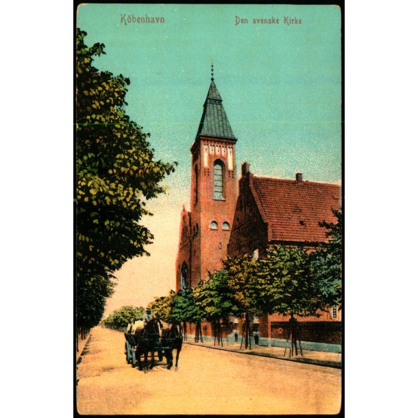 Kbenhavn - Den svenske Kirke - Ed. F. Ph. 707 - Ubrugt