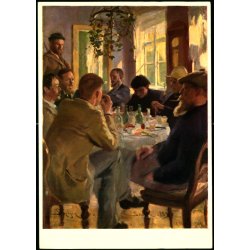 Kryer - Skandinaviske Kunstnere ved Frokostbordet - Skagen Museum u/n - Ubrugt