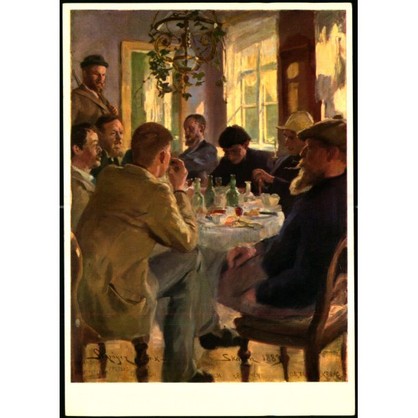 Kryer - Skandinaviske Kunstnere ved Frokostbordet - Skagen Museum u/n - Ubrugt