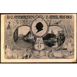 H.C. Andersen - 2. April 1805 - 1905 - u/n - Brugt