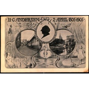 H.C. Andersen - 2. April 1805 - 1905 - u/n - Brugt