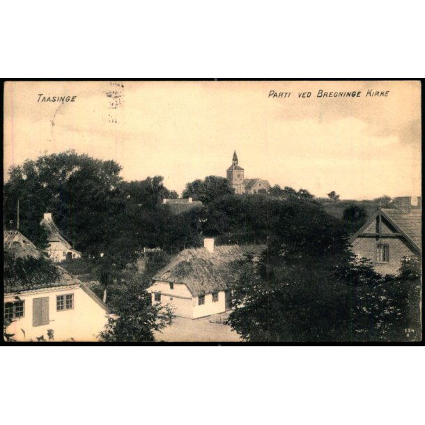 Taasinge -  Parti ved  Bregninge Kirke - Chr. G. Kielberg 701 - Brugt
