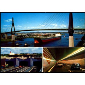 Hamburg - Köhlbrandhochbrücke - Elbtunnel - u/n - Ubrugt