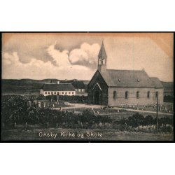 Oksby Kirke og Skole - P.Pedersen u/n - Ubrugt
