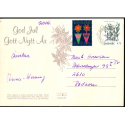 Jenny Nystrm - God Jul - Gott Nytt r - Alex Eliasson - Kopi af orginalt Maleri - u/n - Brugt