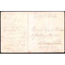 Feldpost Kurta - Ubrugt - Til Osten . - Billedside . Libesgaben