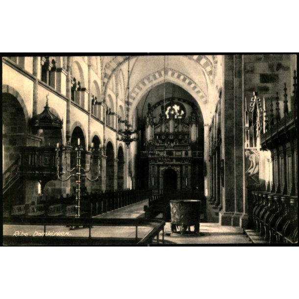 Ribe - Domkirken - Foto - Lauridsen 12168 - Ubrugt