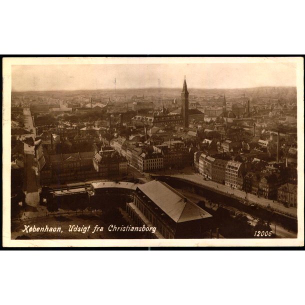 K�benhavn - Udsigt fra Christiansborg - 12006