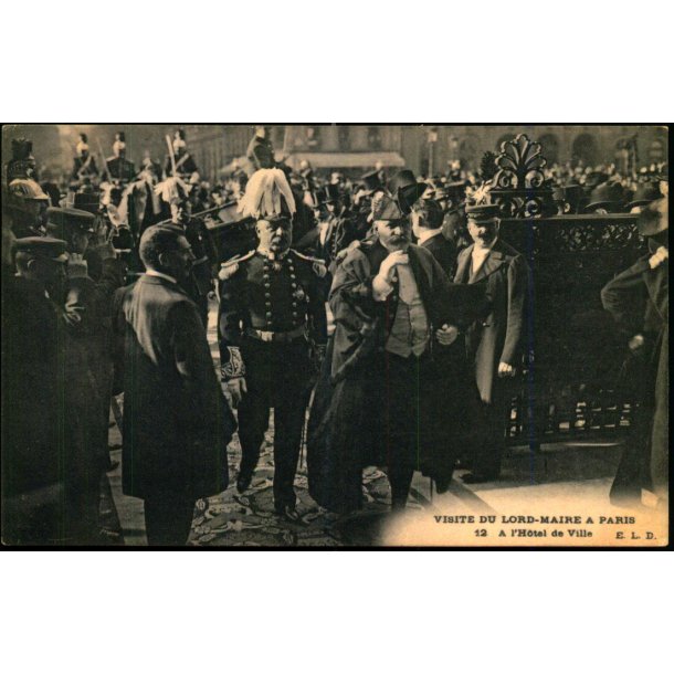 Visite du Lord Maire a Paris - 12 - Ubrugt