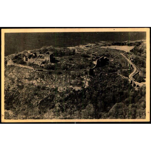 Bornholm Luftfoto - Hammershus Ruiner - Rudolf Olsen 5417 - Ubrugt