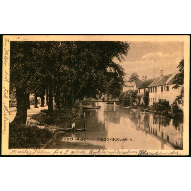 Ved Aaen ved Frederiksv�rk - A. Jensens Bogh. 56039 - Brugt
