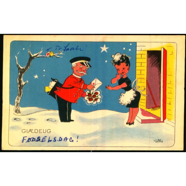 Ellis - Gldelig Jul - WL 886 - Ubrugt