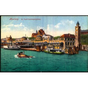 Hamburg - St. Pauli Landingsbrcken - C. Worzedialeck 39 - Ubrugt