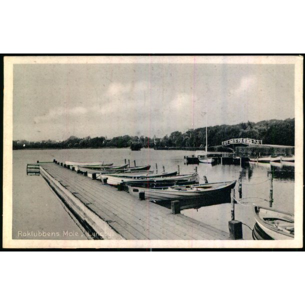 Roklubbens Mole - Lyngby - Stender L. 23 - Ubrugt - Har v�ret kl�bet op !