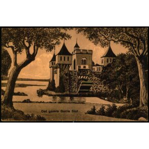 Det gamle Gurre Slot - J,M,, 582 - Ubrugt