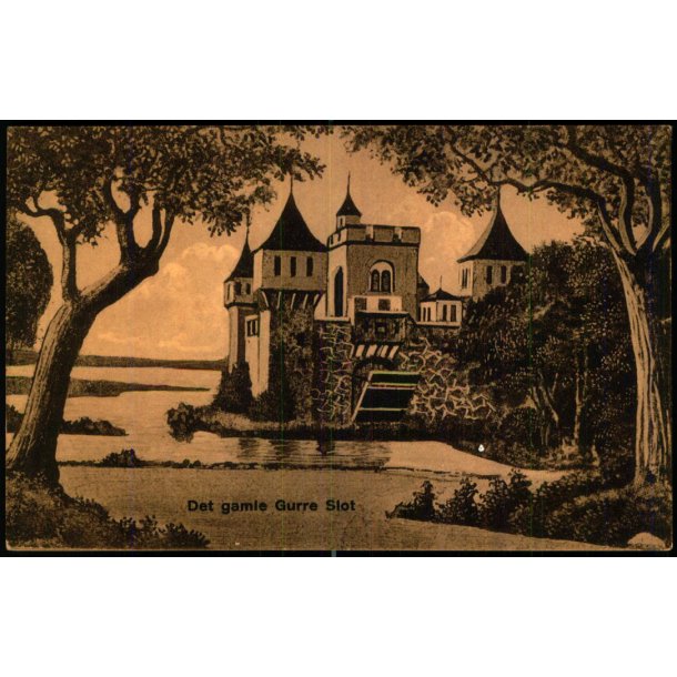 Det gamle Gurre Slot - J,M,, 582 - Ubrugt