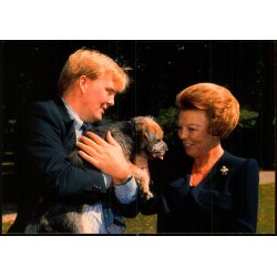 Dronning Beatrix - Prins Willem Alexander - Holland - spanjersberg 144 - Ubrugt
