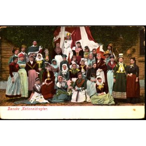 Danske Nationaldragter - C. Biehl 17169 - Ubrugt