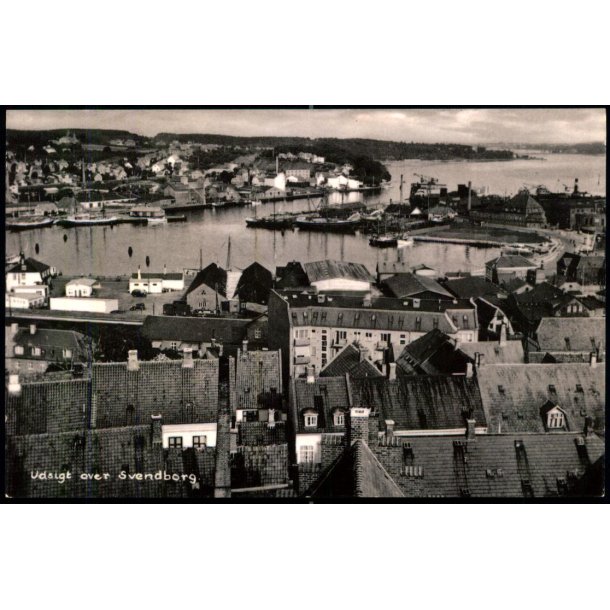 Udsigt over Svendborg - Stender S. 442 K - Ubrugt