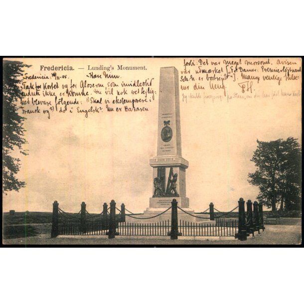 Fredericia - Lundings Monument - u/n - Brugt