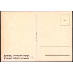 K�benhavn - Fanemarch med Dannebrog - Globe 121