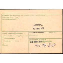 Adressekort fra lborg 5 - 8 kr. Rigsvben  10 - 5 - 79