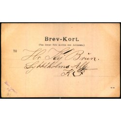 Fotokort Ukendt - Mand - Ubrugt