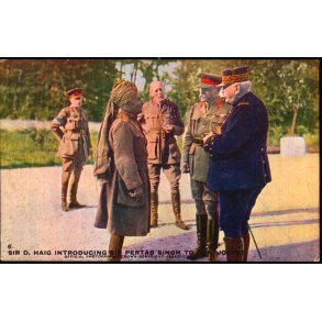 SIR D. Haig instroducing SIR Pertab singh to Gen. Joffre - 6 - Ubrugt