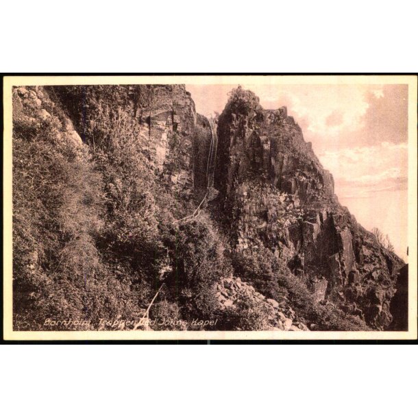 Bornholm - Trappen ved  Johns Kapel - Colbergs Bogh. 340 - Ubrugt