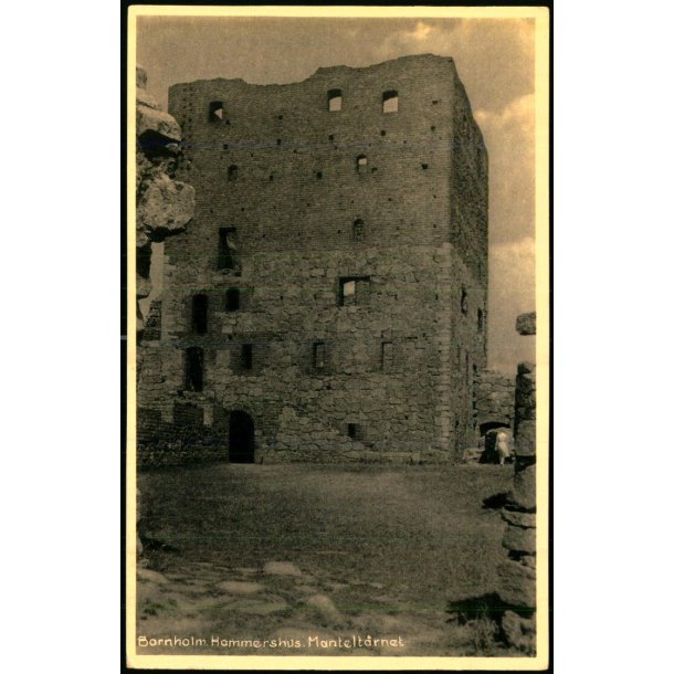 Bornholm - Manteltaarnet - Hammershus - K.H. Olsen 583 - Ubrugt