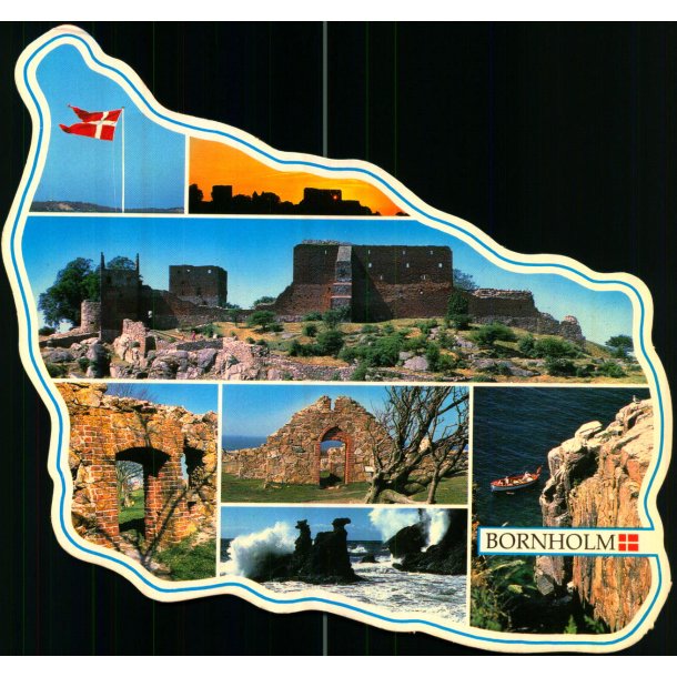 Bornholm - Hammershus - W. Dams Bogh. 1034 - Brugt