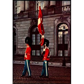 K�benhavn - Fanemarch med Dannebrog - Globe 121