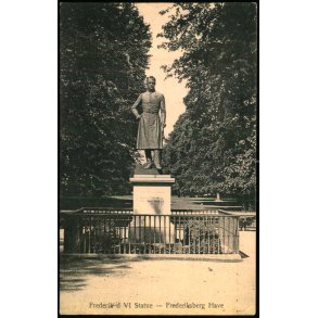 Frederik VI  Statue - Frederiksberg Have - Sk.B. & Kf. 2835 - Brugt