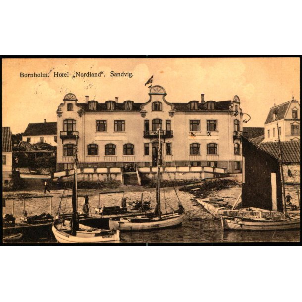 Bornholm - Hotrel "Nordland" - Sandvig - Frits Srensens Bogh. 2162