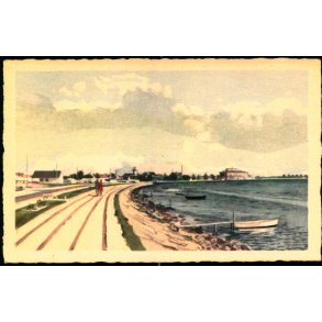 Nyk�bing F. - Den nye Strandpromenade - Rudolf Olsen Eneret u/n - Ubrugt